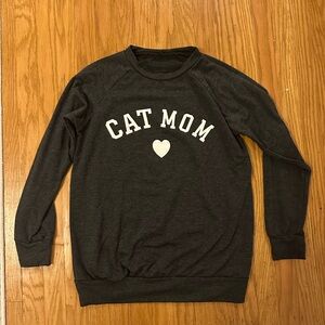 Cat Mom lightweight sweatshirt